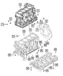 Genuine Mopar Hex Flange Head Bolt 68133297AA. Fixed Price $120.08.