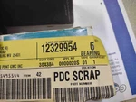 Set Of Main Berings 6 Total Nos Gm Parts Oem 12329954. Fixed Price $50.00.