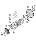 Genuine Mopar Crankshaft Reluctor Wheel 5047160AA. Fixed Price $79.56.