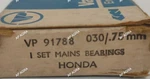 Original Vandervell Bearing Vpr 91788 O/s .75 Mm For Honda. Fixed Price $100.00.