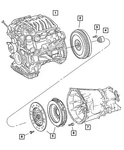 Genuine Mopar Pilot Bearing 5127511AA. Fixed Price $62.95.