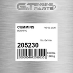 205230 Bushing Fits Cummins (surplus Open Box). Fixed Price $124.91.