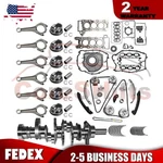 AJ126 3.0L Engine Crankshaft Rods Pistons Timing Vvt Kit For Jaguar Land Rover. Fixed Price $890.00.