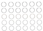 Enginetech Premium Piston Rings For 96-14 Gm/chevrolet 4.3L/262 V6 C10216. Fixed Price $60.22.