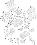 Genuine Nissan Engine Crankshaft Main Bearing 12207-JF03B. Fixed Price $98.57.