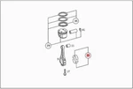 Genuine Mercedes Connecting Rod Bearing 1130300260. Fixed Price $62.20.