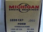 +002 Oversize Rod Bearings Ford 134,144, 172,215,223,242 Ci & 6CYL Trk,ag. Fixed Price $36.00.