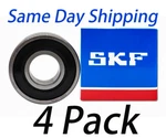 (QTY.4) Skf 6203 2RSH C3 Deep Groove Ball Bearing, Rubber Sealed 17X40X12 Mm. Fixed Price $21.99.