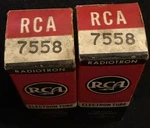 Nos Matched Same Dates Pair 7558 Rca Vacuum Preamp Electron Tube Nib Tested 120%. Fixed Price $44.00.