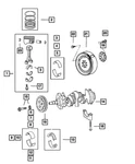 Genuine Mopar Connecting Rod Bearing Package 4796548AC. Fixed Price $19.31.