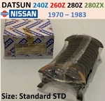 Oem Standard (std) Datsun 280Z Engine Crankshaft Main Bearing Set 12207-73400. Fixed Price $74.00.
