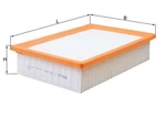 Air Filter Mahle For LX1456. Fixed Price $35.45.