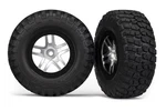 Traxxas 6873 Bfgoodrich Mud T/a Tires, Sct Split-spoke Wheels, Chrome, 4WD/2WD. Fixed Price $24.73.