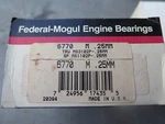 Federal Mogul 6770 .25MM Main Bearings Set Nos (14B1-2). Fixed Price $28.00.