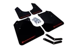 Rally Armor MF6 Ur Blk/rd Black/red Mud Flaps For 08-11 Subaru Impreza/wrx. Fixed Price $148.50.