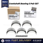 Genuine Crankshaft Bearing 5 Pair Set 210202E001 For Hyundai Elantra. Fixed Price $59.00.