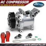 Ac Compressor W/ Clutch & Vane-type 6-GROOVE Pulley For Mazda MX-5 Miata 16-24. Fixed Price $159.19.