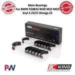 King Racing Bearings MB7039XP Fits Bmw S50B32 M20 M22 M25 6-CYL 3.23/CI Omega Z3. Fixed Price $224.51.