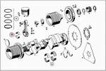Genuine Mercedes Connecting Rod Bearing 100030006026. Fixed Price $1016.17.