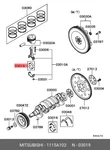 Genuine Oe Crankshaft Bearings 1115A102 For Mitsubishi 1115-A102. Fixed Price $23.95.