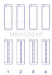 King Engine MB4058XP Main Set For Nissan VQ35DE, 24V. Fixed Price $84.99.