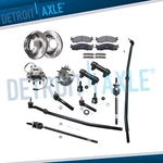 4WD Front Brake Rotors Pad Axles Wheel Bearing For 2006-2008 Dodge Ram 2500 3500. Fixed Price $900.95.
