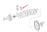 Mb Cl C215 Crankshaft Pressure Plate, Thrust Washer A2750330162. Fixed Price $22.28.