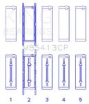King Engine MB5413CP Main Set For General Motors 134. Fixed Price $143.86.