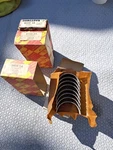 Triumph TR2, TR3, TR3A, TR4, TR4A New Dualloys Std Rod Bearing Set B4331 Sa .010. Fixed Price $60.00.