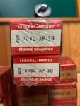 Fed Mogul Rod Bearings 3080 Ap/ CPA-30 Case 2.4L L4 G148B Eng.. Fixed Price $50.00.