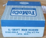 Nos Ford# C1GE-6333-A; Crankshaft Main Bearing (std. Red); 1961 6-CYL.. Fixed Price $14.00.