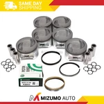Pistons W/ Rings Fit 96-04 Infiniti QX4 Nissan Frontier Xterra 3.3 VG33E. Fixed Price $129.95.