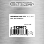 A-8929670 (8929081 8929082) Pair Main Bearing Interstate Mcbee (new Aftermarket). Fixed Price $17.66.