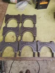 Crankshaft Main Bearing Caps For Cummins 5.9 6BTA Part 3900967. Fixed Price $100.00.