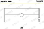 Glyco H976/5 Std Crankshaft Bearing For Saab. Fixed Price $78.73.