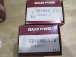 Engine Connecting Rod Bearings Pairs Sealed Power CB489AL Std 2245CPA (3D2-1). Fixed Price $19.00.