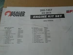1988-1993 Toyota Geo 1. Engine Full Gasket Set Sealed Power 260-1457. Fixed Price $67.48.