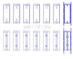 King Engine MB7781SM0.25 Crankshaft Main Set. Fixed Price $97.65.
