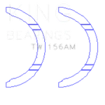 King Engine Bearings TW156AM Thrust Washer Set - Fits Mazda Fp/fs. Fixed Price $30.35.