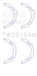 King Engine Bearings TW2010AM Thrust Washer Set For Audi Aum, Amb, Alt, Awa, Byk. Fixed Price $48.99.