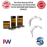 Acl Main Bearing Set W/ Thrustwasher For Honda B16A B17A1 B18 B20Z K20A2 K24A/Z1. Fixed Price $75.66.