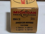 1942-1961 Rambler / Hudson Cam Brgs 172.6, 184, 195.6 Cubic Inch, Cylinder. Fixed Price $42.00.