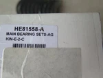 Advantage HE81558-A Main Bearing Set For John Deere Nos (14-B1-2). Fixed Price $25.00.