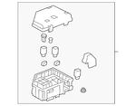 Gm Oem 13-14 Acadia,enclave Electrical Relay-fuse Box 22837008. Fixed Price $408.83.