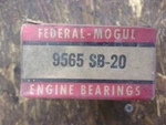 Federal Mogul Engine Bearing 9565 SB-20 #9561. Fixed Price $9.95.