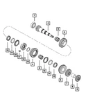 Genuine Mopar Bearing 68146128AA. Fixed Price $120.51.