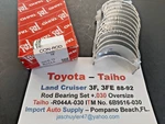 Toyota Land Cruiser "3FE" Engine 88-92 +.030 Rod Bearing Set Oe Taiho "japan". Fixed Price $51.95.