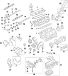 Genuine Mitsubishi Bearings 1052A704. Fixed Price $36.04.