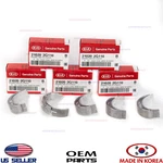 Genuine Crankshaft Main Bearing Set 10PCS Kia Hyundai 2.0L 2.4L 210202G110 Oem. Fixed Price $69.95.