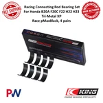 King Racing Connecting Rod Bearing Set 4 Pairs Stdx For Honda B20A F20C F22 H22. Fixed Price $73.03.